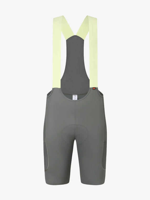 Lameda Speciální pánské Bib Shorts k 21. výročí - šedozelená