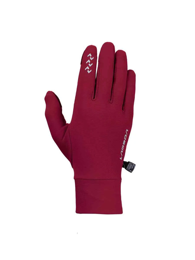 6066 Fleeced Bike Gloves - Red