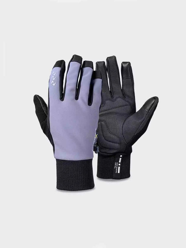 6069 Fleeced Bike Gloves - Purple