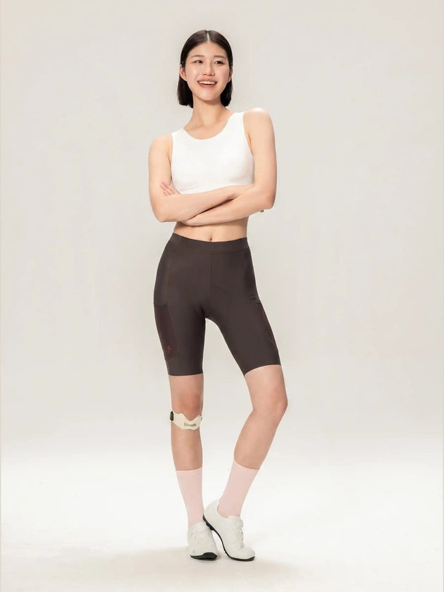 Lameda 21st Anniv. Special Woman's Shorts - Coffee