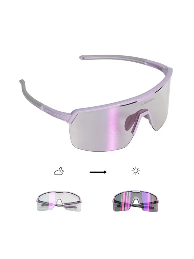 Photochromic Cycling Sunglasses LS350 Air - Purple
