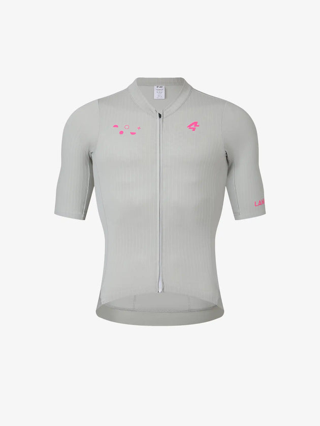 Roam Pánský cyklistický dres s krátkými rukávy - Bílá