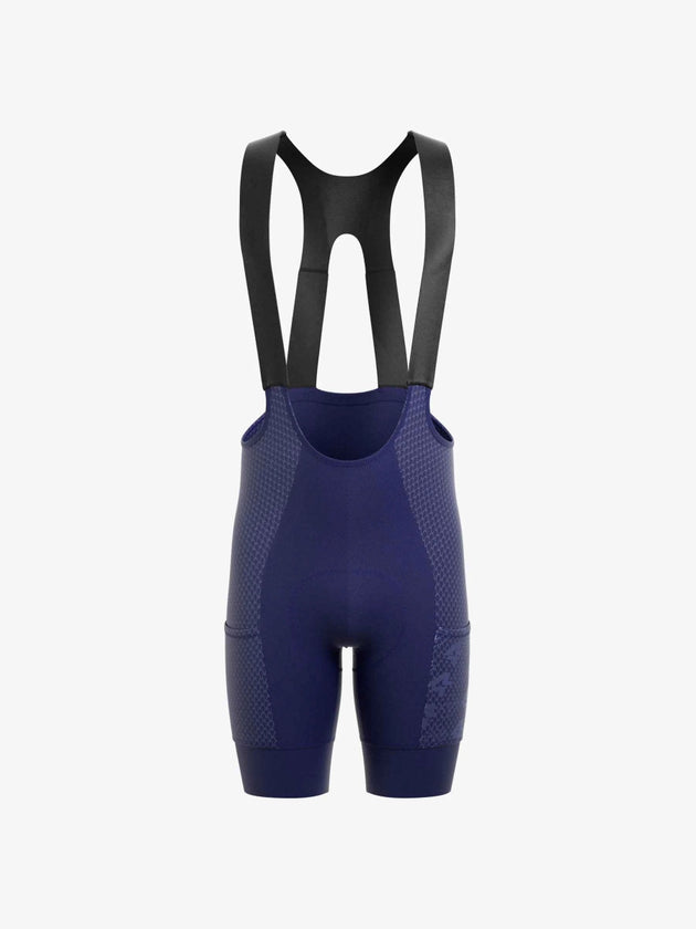 Azure Drift Men Cycling Bib Shorts - Navy