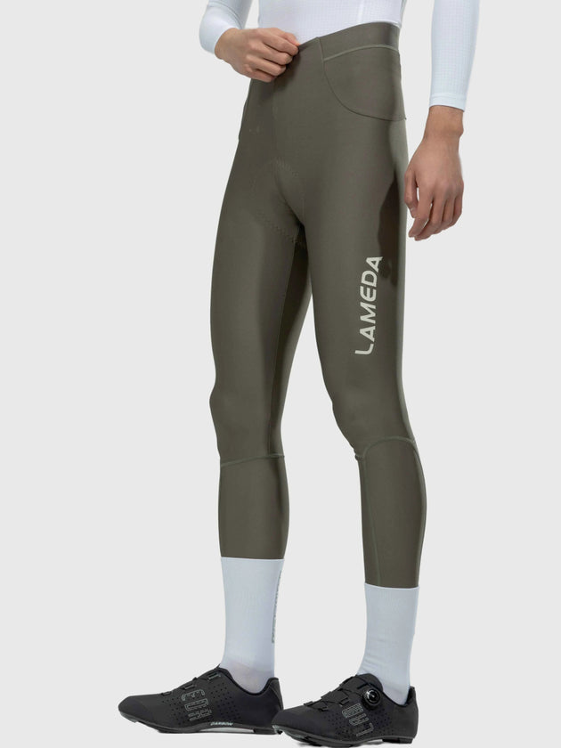Chic Men Cycling Pants - Gray Green