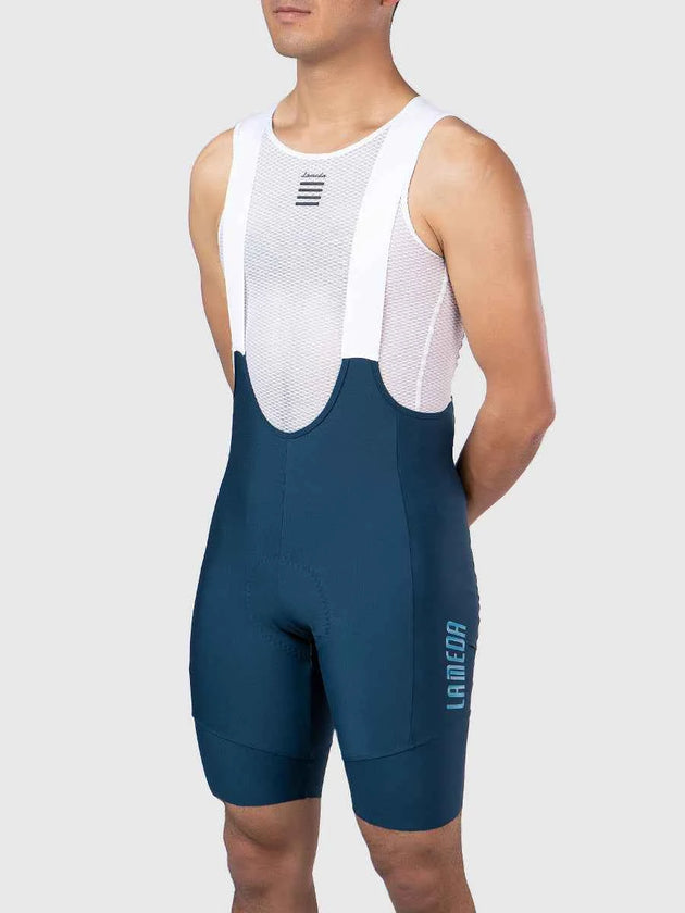 Blendende Bib Shorts for menn - blå