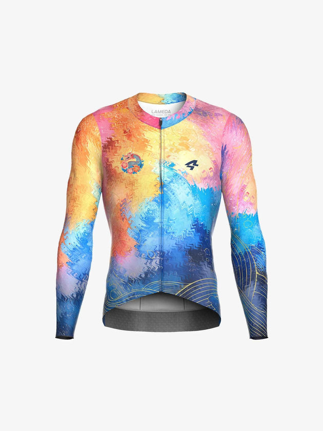 Dragon Soar Men's Cycling Jersey Long Sleeve - Radiant