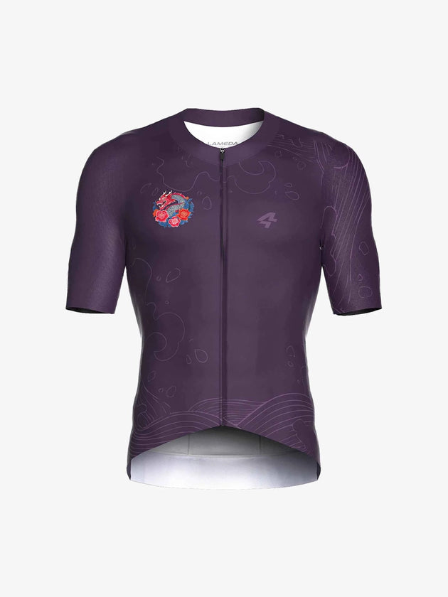 Dragon Soar Men's Cycling Jersey - Purple