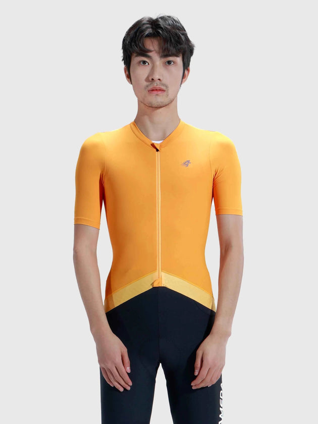 Flutter Men Cycling Jersey - Banana Yellow