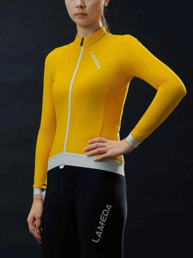 Freeze Women's Fleeced Thermal Jersey - Yellow