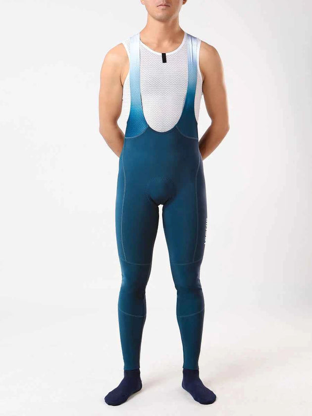 Future Men's Thermal Fleeced Bib Tights - Blue
