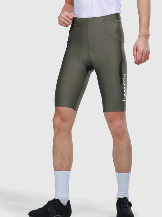 Glide Men Cycling Shorts - Gray Green