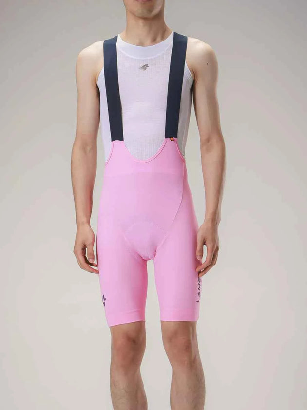 Lameda 20th Anniv. Special Men's Bib Shorts - Pink