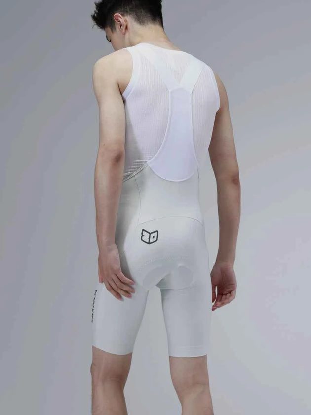 Lameda 20th Anniv. Special Men's Bib Shorts - White