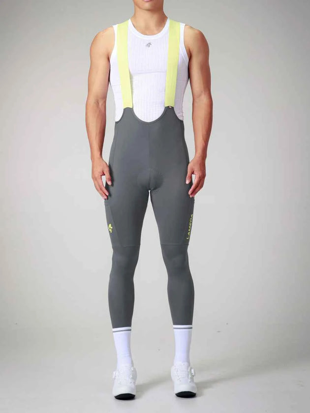 Lameda 20th Anniv. Special Men's Bib Tights - Gray