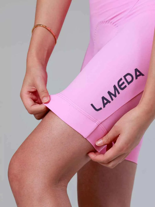 Lameda 20th Anniv. Special Women's Bib Shorts - Pink