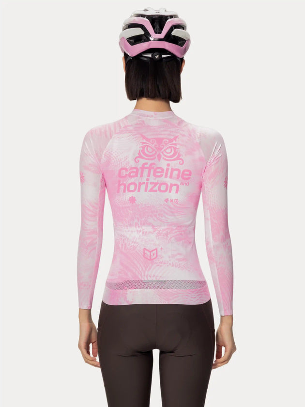 A*C Unisex Cycling Jersey LS - Caffeine Pink
