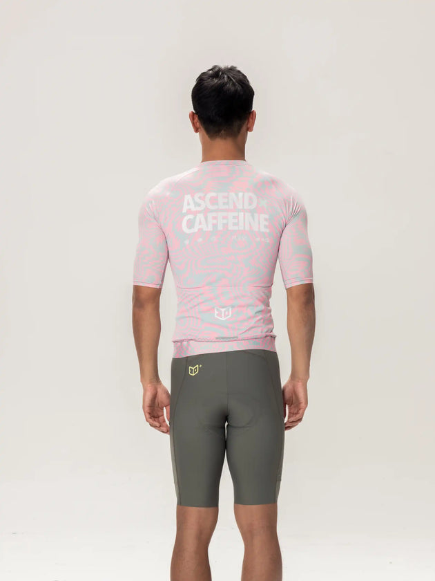 A*C Unisex cyklistický dres - Broskevní