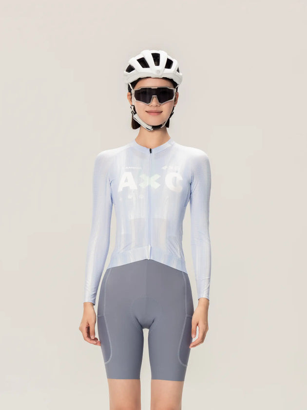 A*C Unisex Cycling Jersey LS - Ice Purple
