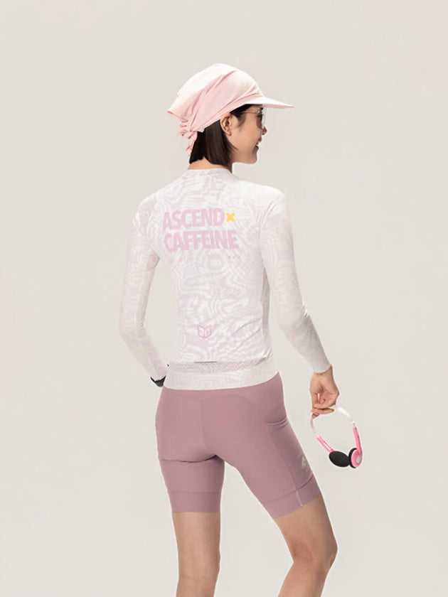 A*C Unisex Cycling Jersey LS - Pink