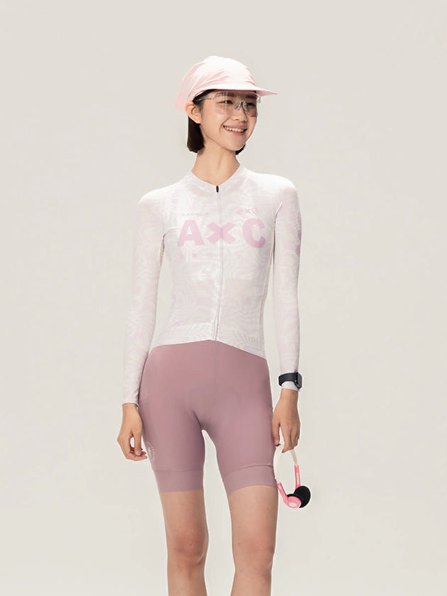 A*C Unisex Cycling Jersey LS - Pink