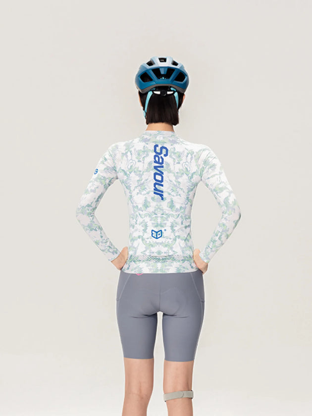 A*C Unisex cyklistický dres LS - Glass