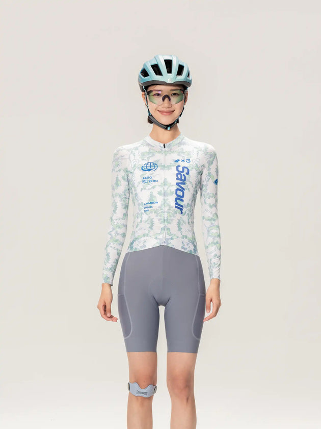 A*C Unisex cyklistický dres LS - Glass