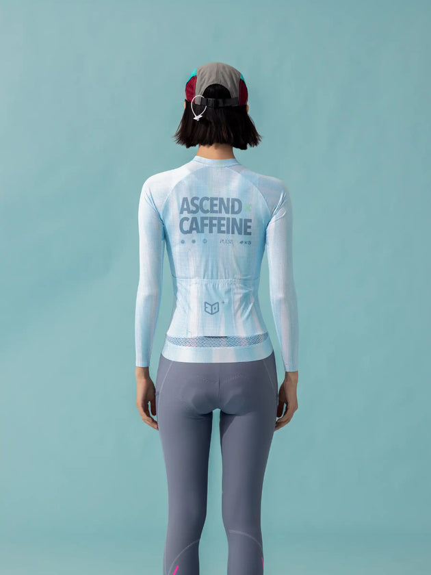 A*C Unisex cyklistický dres LS - Ice