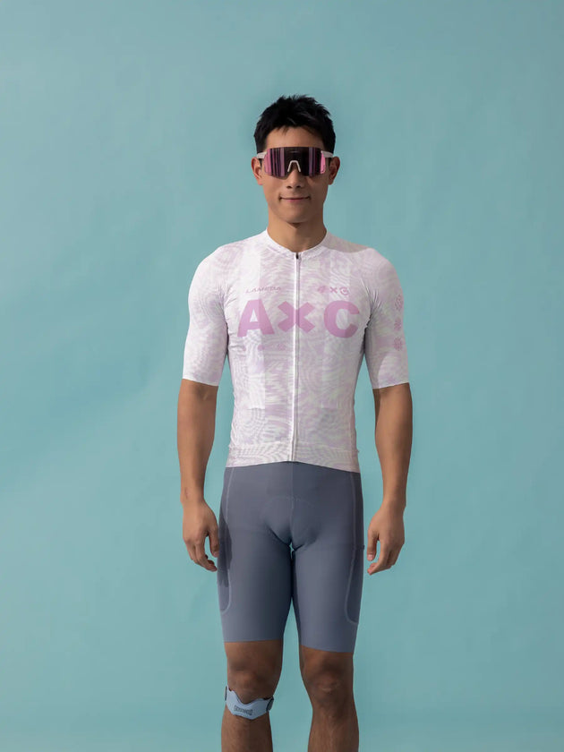 A*C Unisex cyklistický dres - Růžový