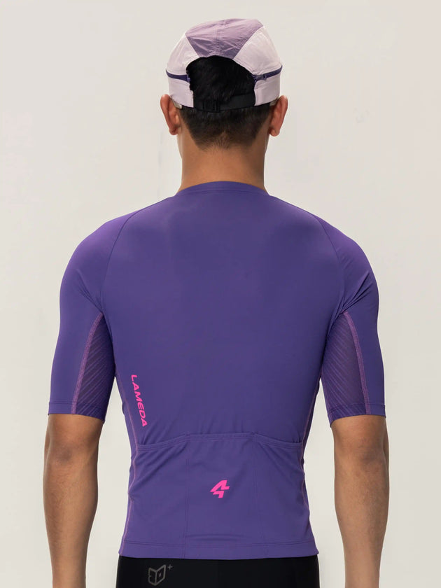Wind Chaser Men Jersey Short Sleeves - Purple