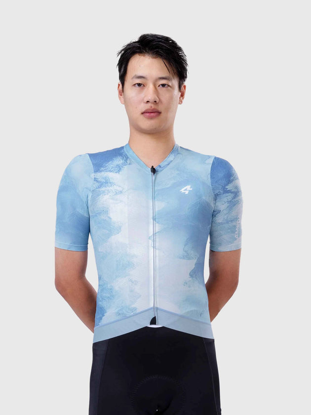 Verde Herre Cycling Jersey - Indigo Blå