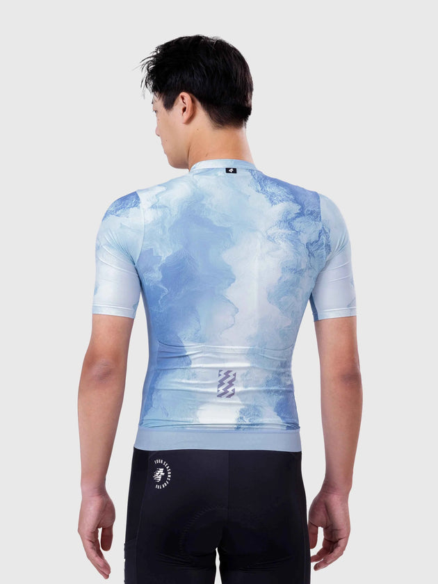 Verde Herre Cycling Jersey - Indigo Blå