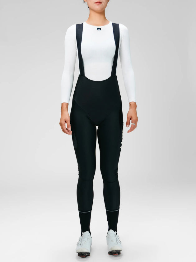 Elite Thermal Women's Bib Tights S477 - Black