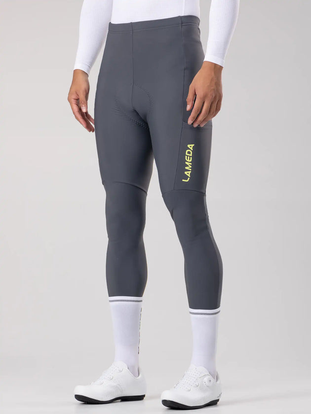 Lameda 20th Anniv. Special Men's Thermal Tights - Dark Gray