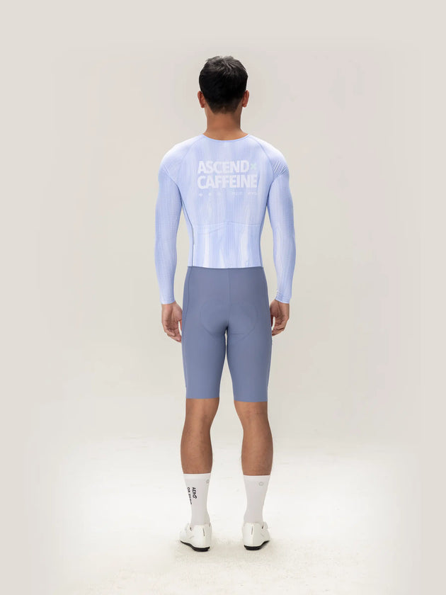Lameda A*C Men Skinsuit Long Sleeves - Ice Purple