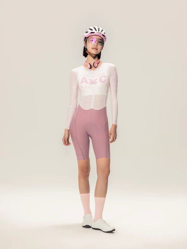 Lameda A*C Women Skinsuit Long Sleeves - Pink