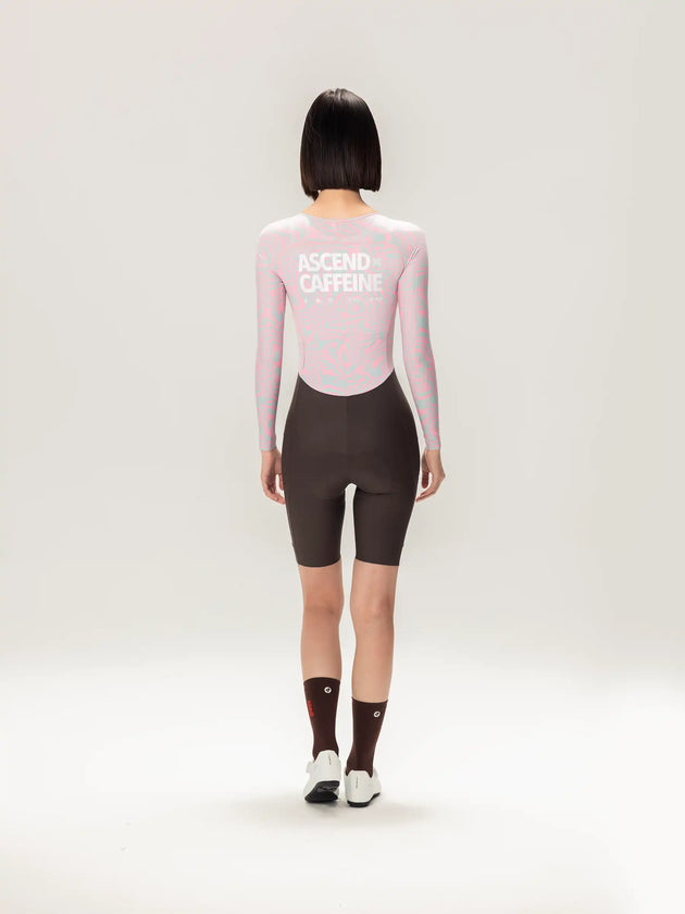 Lameda A*C Women Skinsuit Long Sleeves - Peach