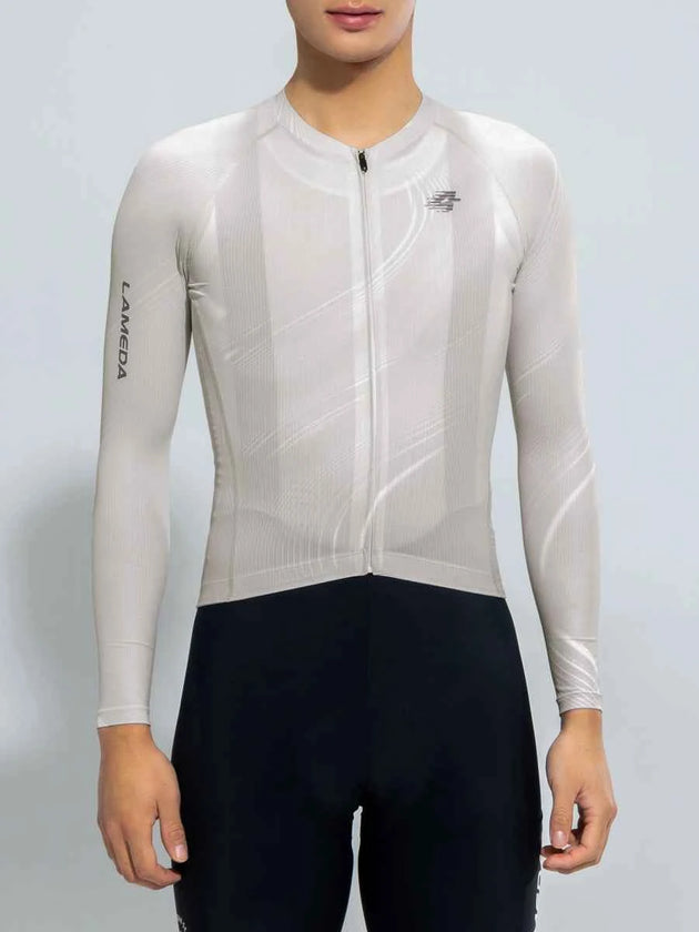 Men's Basic Cycling Jersey 2025SSXX590LS - Gray
