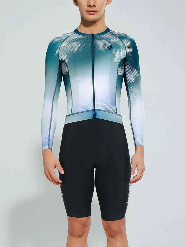 Men's Elite Cycling Jersey 2025SSZ578 - Green