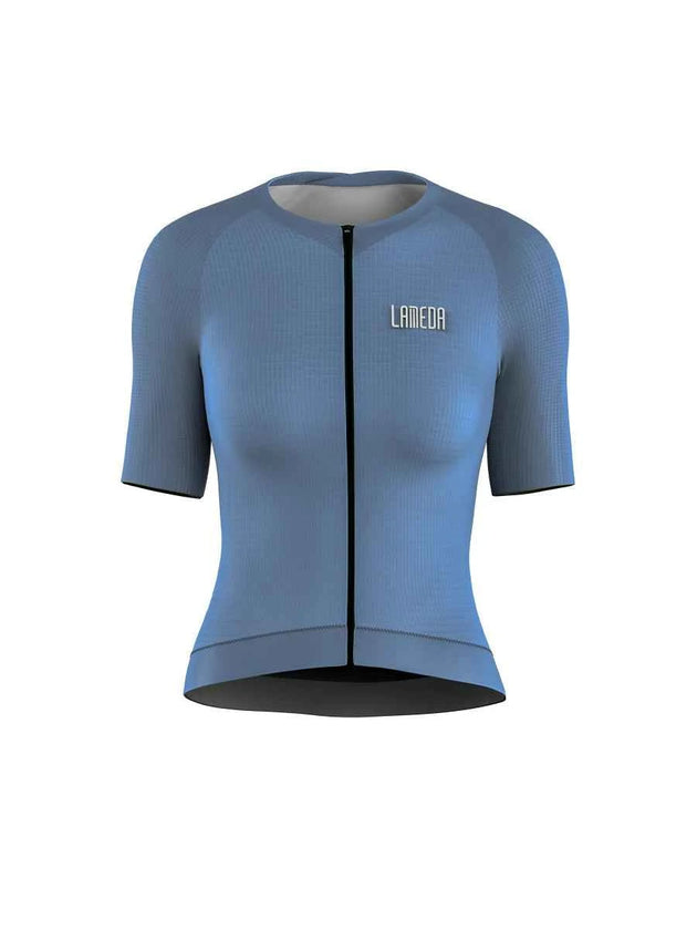 Neon Women Cycling Jersey - Neon Blue