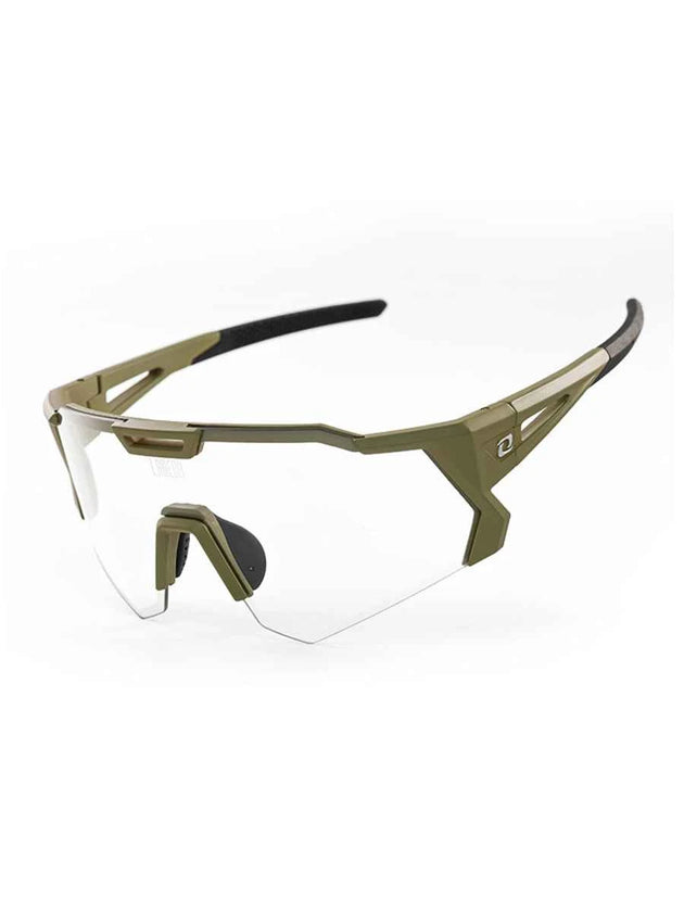 Photochromic Cycling Sunglasses LS350 - Olive Anti-Fog+