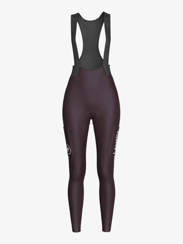 Pro Women's Thermal Fleeced Bib Tights S469 - Purple