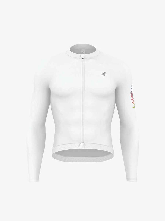 Realm Men Cycling Jersey Long Sleeve - White