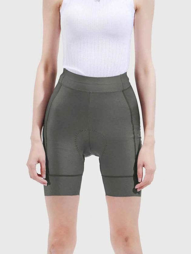 Reverie Women Cycling Shorts - Gray Green