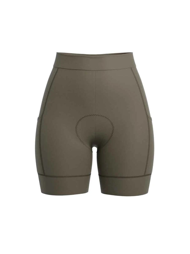 Reverie Women Cycling Shorts - Gray Green