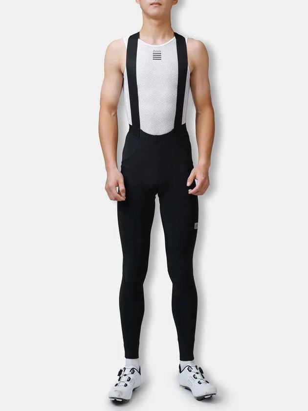 Saturday Men's Thermal Fleeced Bib Tights - Black