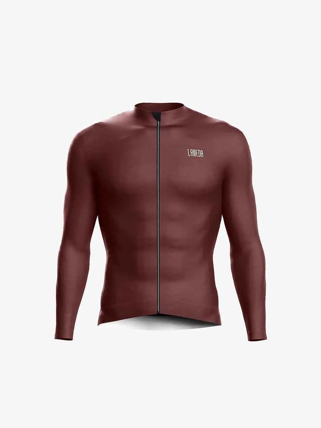 Sheen Unisex Fleeced Thermal Jersey - Reddish Brown