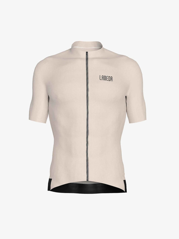 Silver Men's Cycling Jersey - Khaki