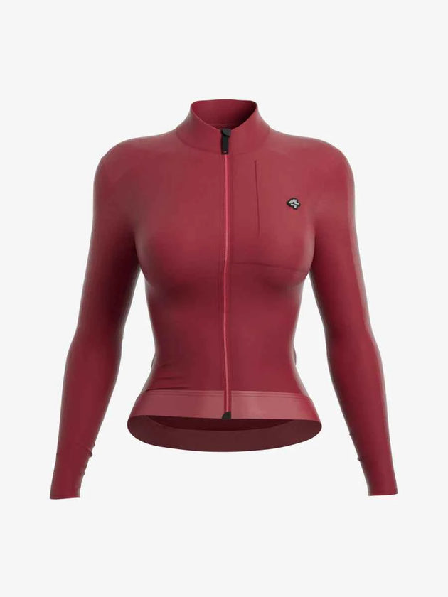 Snowdrop Women's Fleeced Thermal Jersey - Red