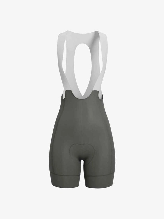 Soothe Women Cycling Bib Shorts - Gray Green