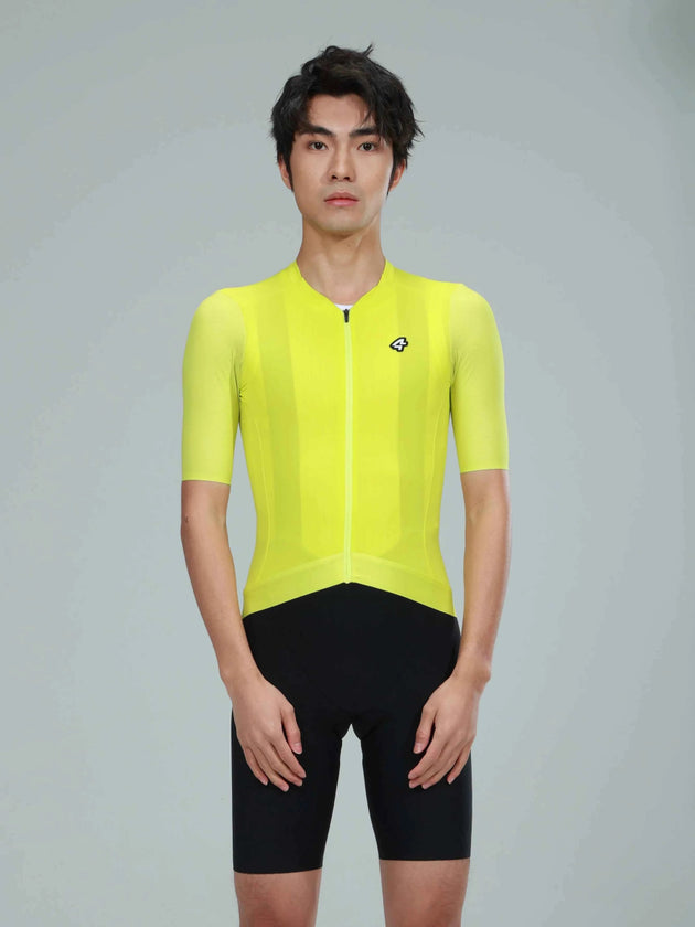 Sunny Men Cycling Jersey - Lemon Yellow